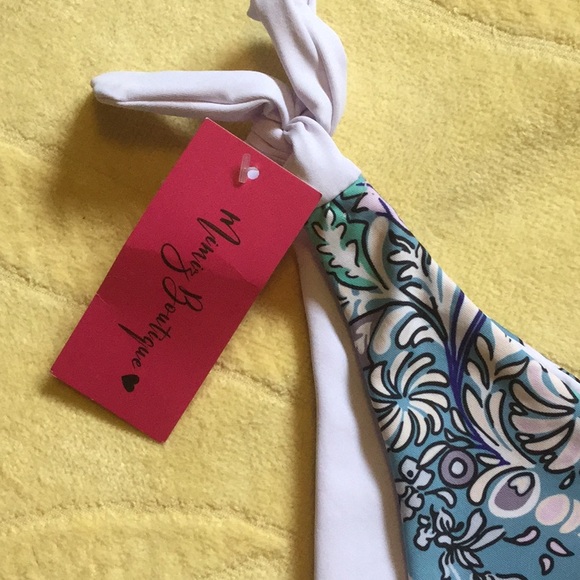 🆕 NWT! Mimiz Boutique Reversible Bikini Bottoms 🐳💙☑️ - Picture 3 of 4